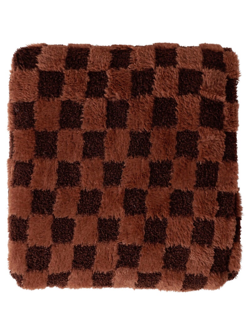 Couverture plaid d'intérieur terry rabbit Marron - Kiabi