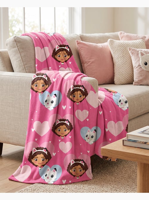 Couverture Polaire Gabby et Chat Licence Officielle DreamWorks 130x160cm - Plaid Doux et Chaud - Kiabi Couverture Polaire Gabby et Chat Licence Officielle DreamWorks 130x160cm - Plaid Doux et Chaud - Kiabi
