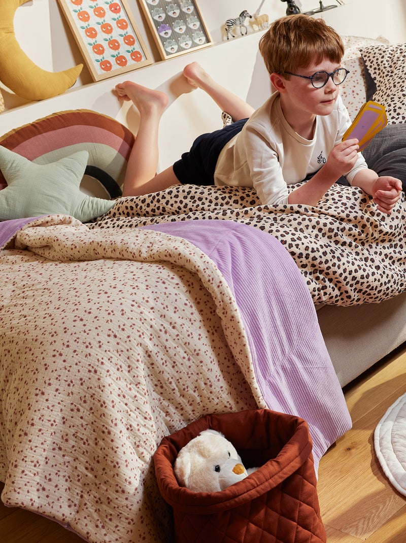 Couverture réversible - Kiabi Home' Rose - Kiabi