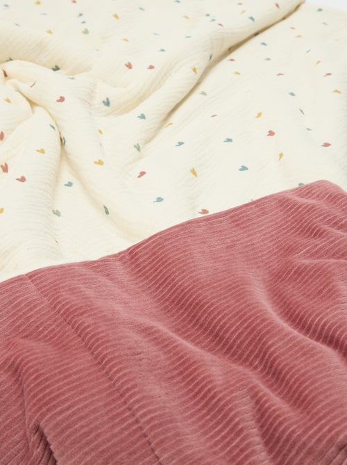 Couverture réversible 110 x 150 cm - Kiabi Couverture réversible 110 x 150 cm - Kiabi