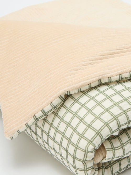 Couverture réversible 110 x 150 cm - Kiabi Couverture réversible 110 x 150 cm - Kiabi