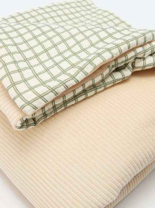 Couverture réversible 110 x 150 cm - Kiabi Couverture réversible 110 x 150 cm - Kiabi