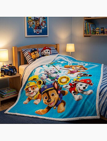 Couverture Sherpa Pat'Patrouille 120x150cm