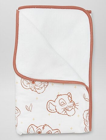 Couverture 'Simba' 'Disney' doublée polaire