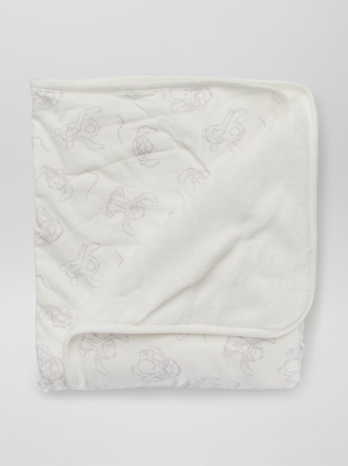 Couverture 'Stitch' en jersey - Kiabi