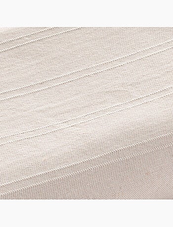 Couverture type Plaid, tissu texturé en fil teint, avec bordure finie - Gamusi