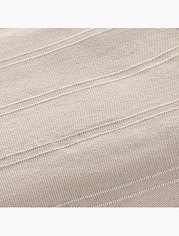 Couverture type Plaid, tissu texturé en fil teint, avec bordure finie - Gamusi