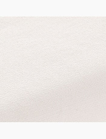 Couverture type Plaid, tissu texturé en fil teint, avec franges - Gamusi