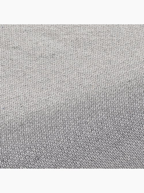 Couverture type Plaid, tissu texturé en fil teint, avec franges - Gamusi - Kiabi