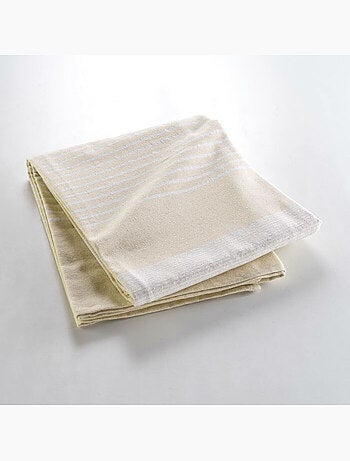 Couvre lit 1 personne coton/polyester tisse adele