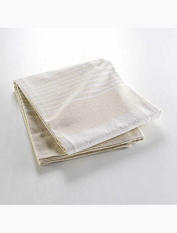 Couvre lit 1 personne coton/polyester tisse adele