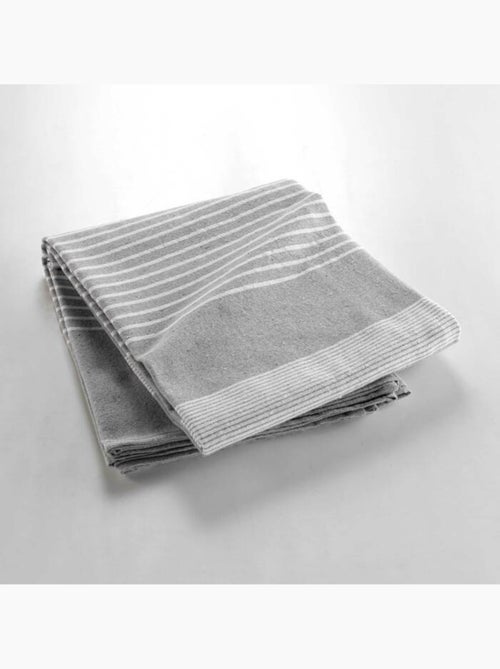 Couvre lit 1 personne coton/polyester tisse adele - Kiabi Couvre lit 1 personne coton/polyester tisse adele - Kiabi