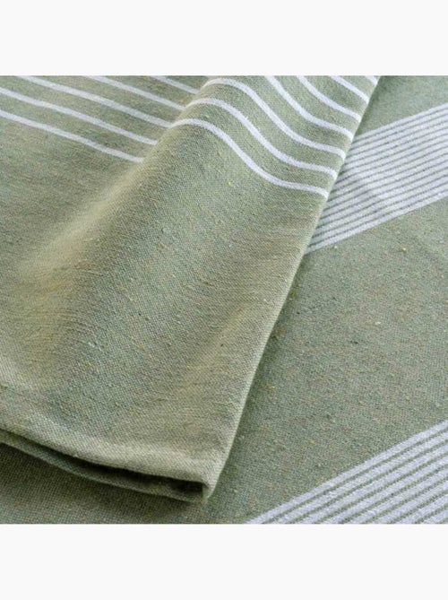 Couvre lit 1 personne coton/polyester tisse adele - Kiabi Couvre lit 1 personne coton/polyester tisse adele - Kiabi