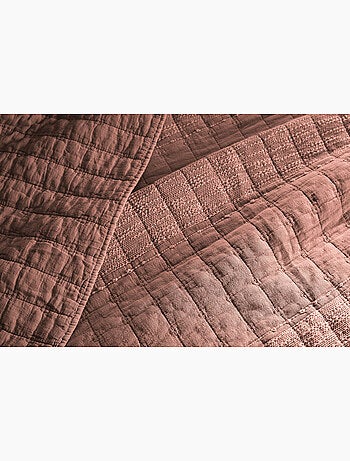 Couvre-lit alix en coton jacquard