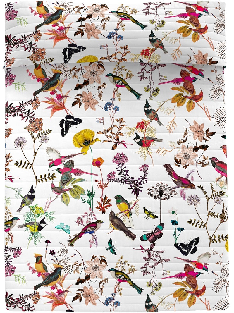 Couvre-lit Birds of paradise "Happyfriday" Multicolore - Kiabi