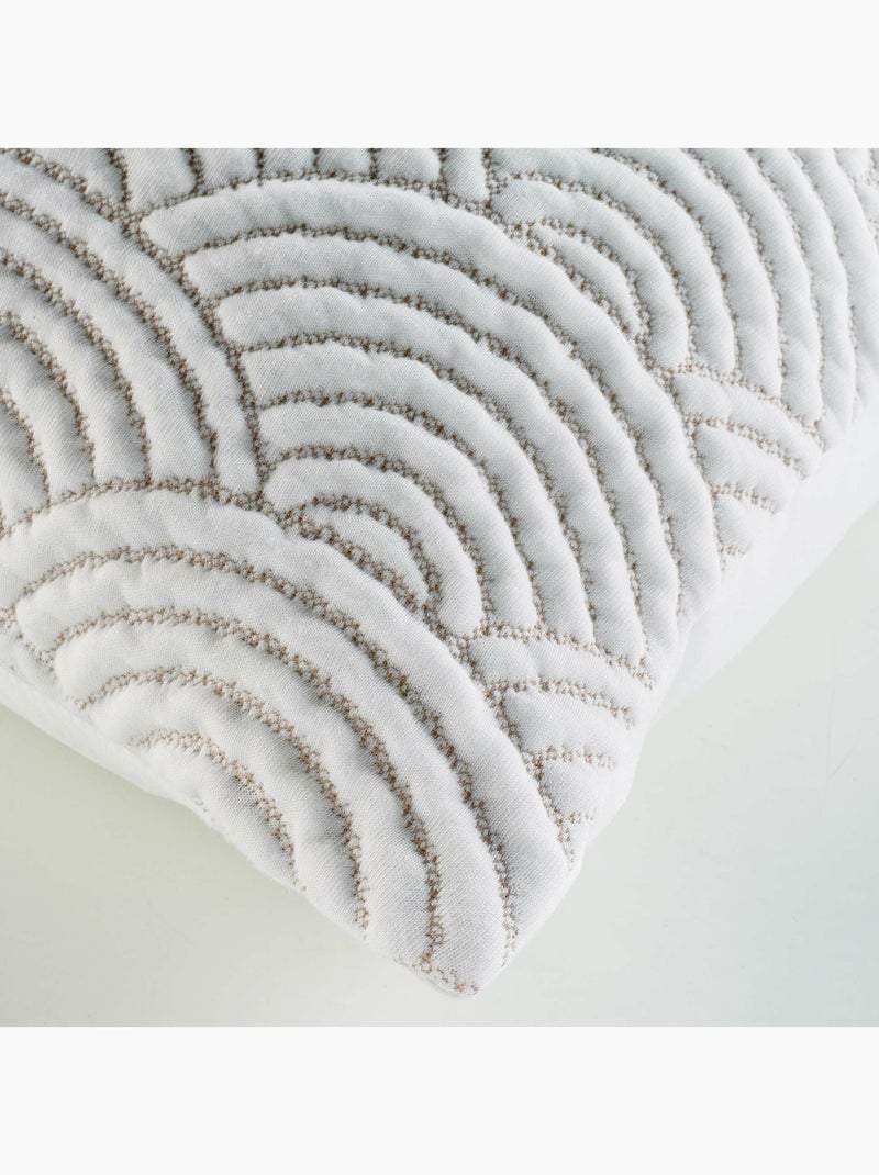 Couvre-lit cassandra + 2 housses de coussin – jersey/microfibre Beige - Kiabi
