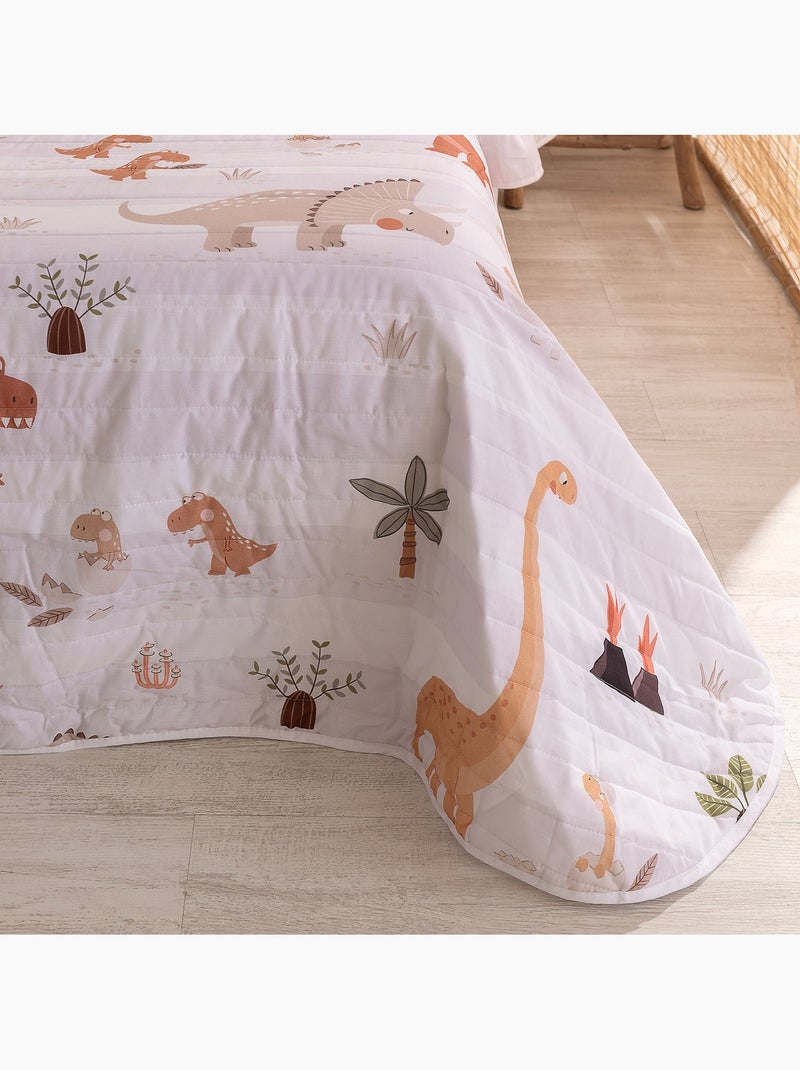 Couvre-lit Dino family "Happyfriday" Multicolore - Kiabi
