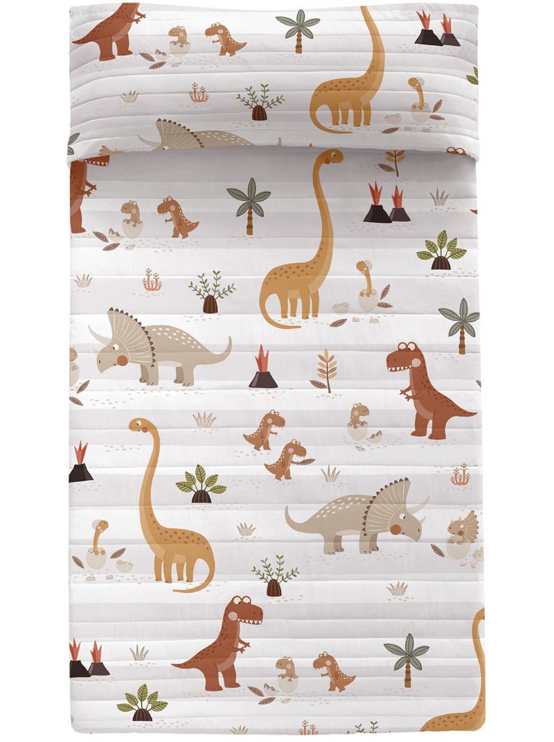 Couvre-lit Dino family "Happyfriday" Multicolore - Kiabi