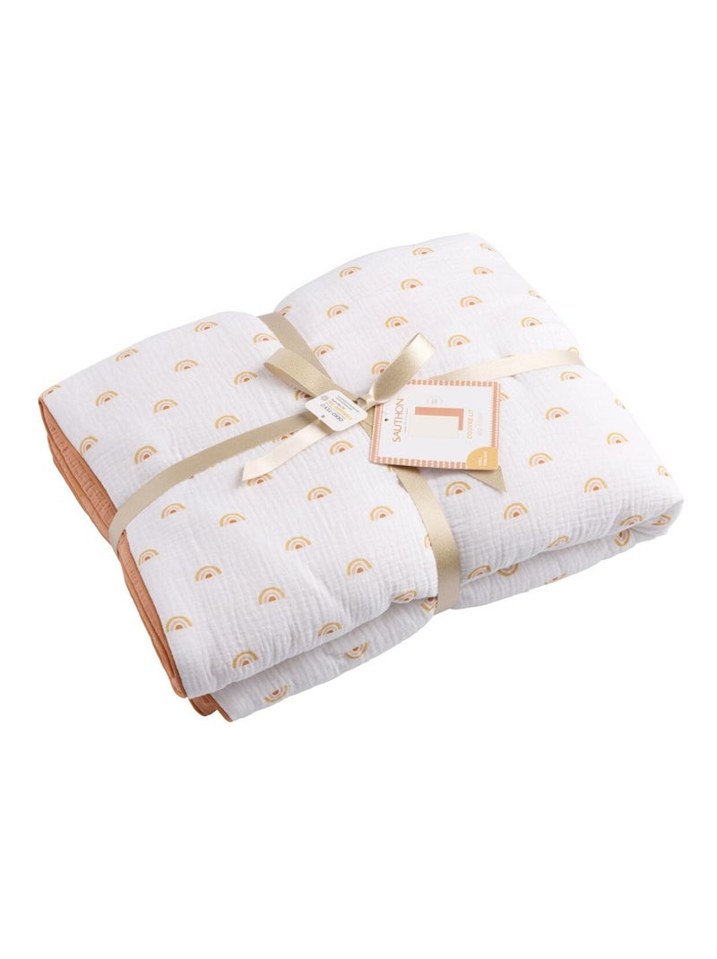 Couvre lit en coton - sauthon Blanc - Kiabi