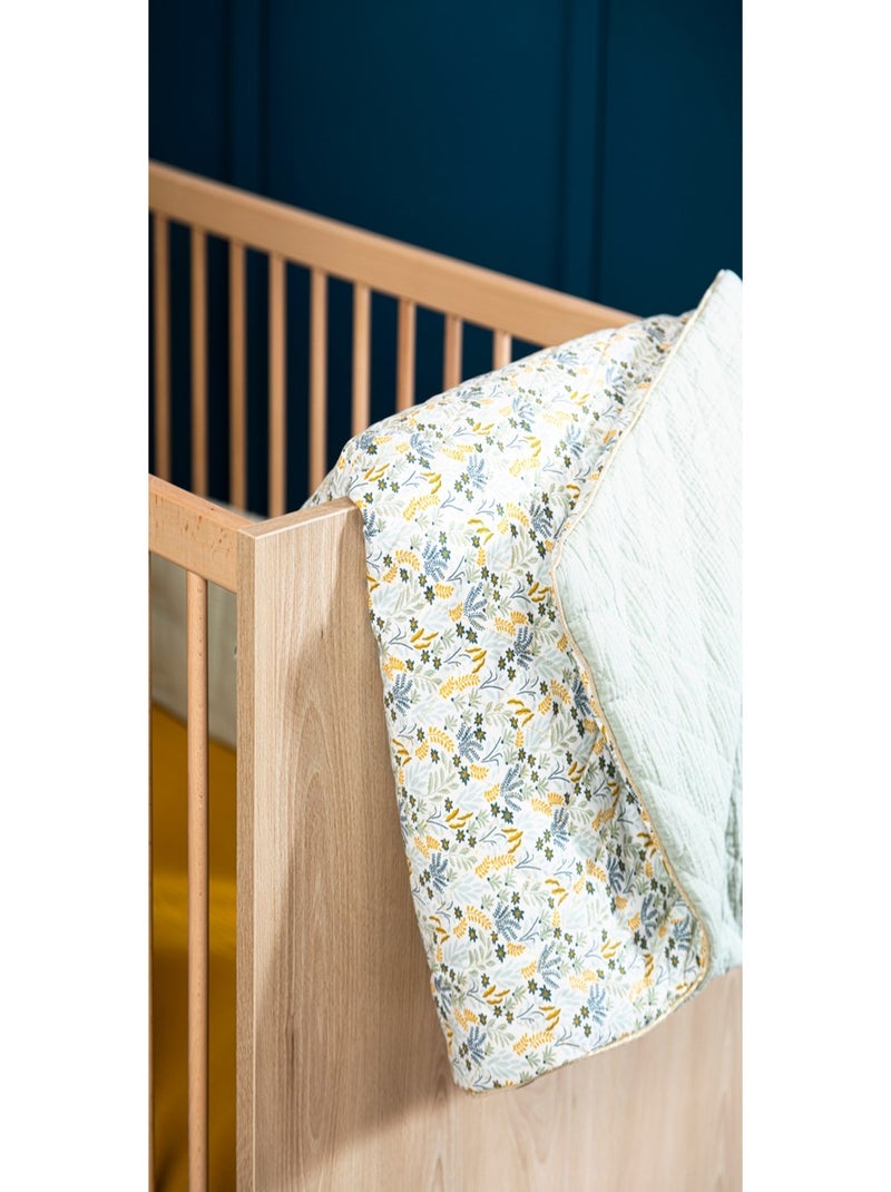 Couvre lit en coton - sauthon Vert tilleul - Kiabi