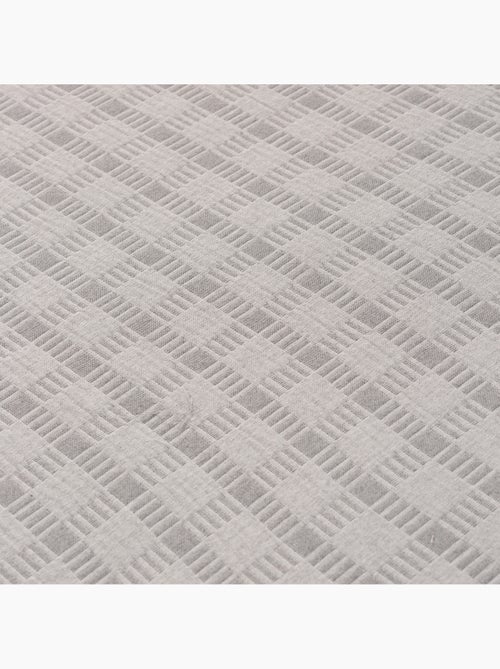 Couvre-lit en coton avec motif à carreaux en relief, tissu texturé. - Kiabi Couvre-lit en coton avec motif à carreaux en relief, tissu texturé. - Kiabi