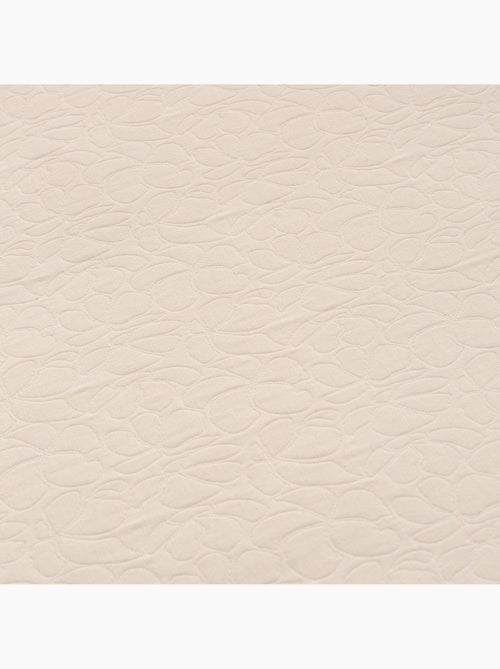 Couvre-lit en coton avec motif floral en relief, tissu texturé. - Kiabi Couvre-lit en coton avec motif floral en relief, tissu texturé. - Kiabi