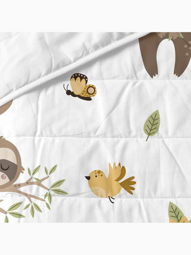Couvre-lit Happy sloth Berceau "Happyfriday" Multicolore - Kiabi