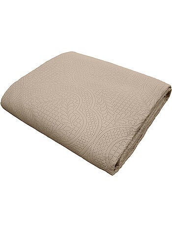 Couvre-Lit Matelassé et 2 Taies d'Oreiller Romane