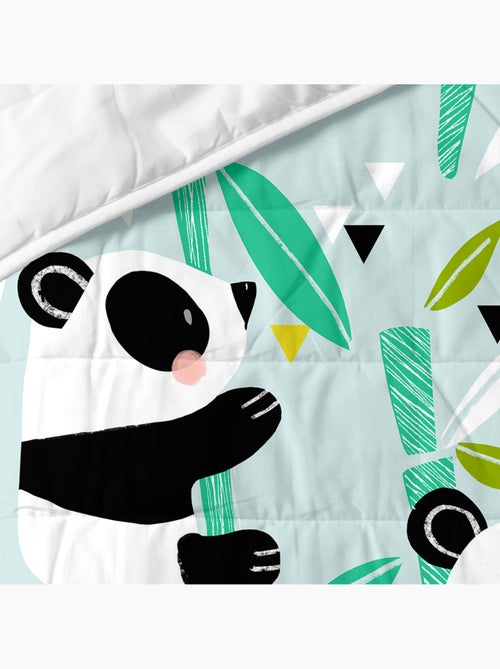 Couvre-lit Panda garden blue "Happyfriday" - Kiabi Couvre-lit Panda garden blue "Happyfriday" - Kiabi