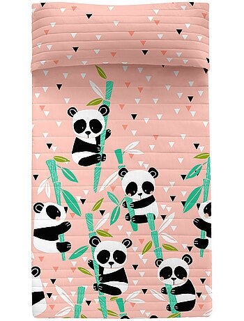 Couvre-lit Panda garden "Happyfriday