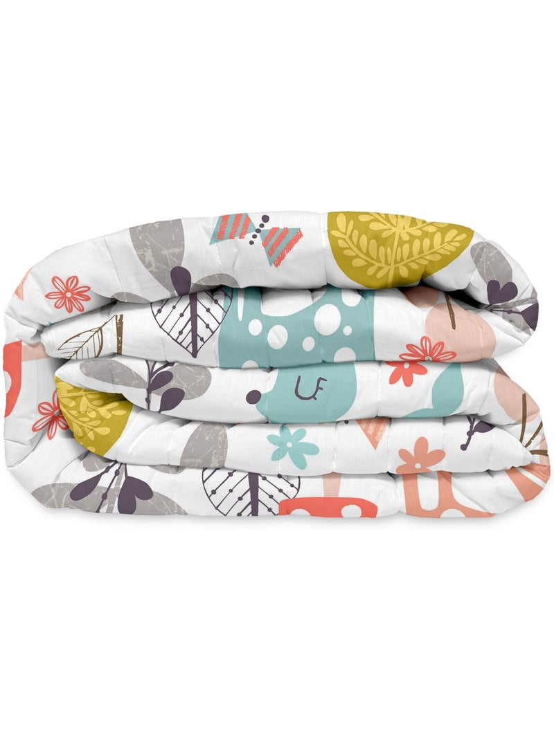Couvre-lit Woodland "Happyfriday" Multicolore - Kiabi