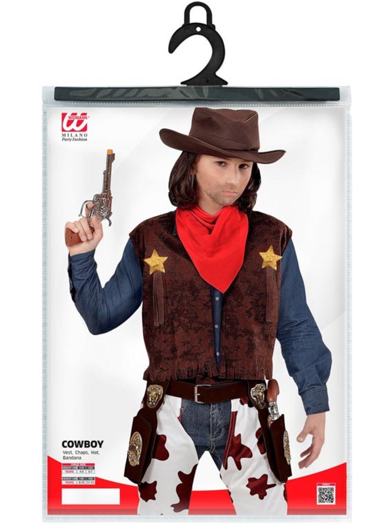 Cowboykostuum met bandana Multicolor - Kiabi
