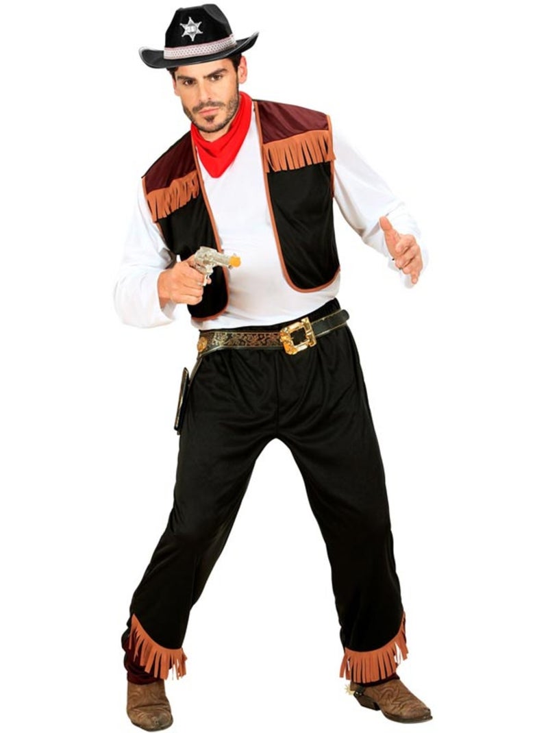 Cowboykostuum met vest Multicolor - Kiabi
