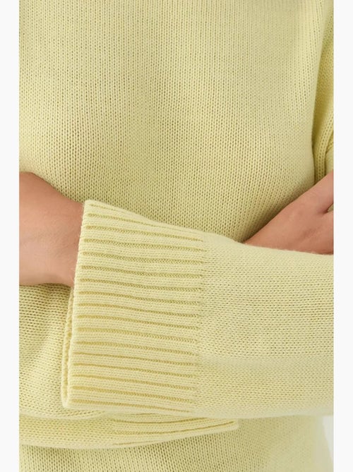Cozy trui met ronde hals hiccup - Kiabi