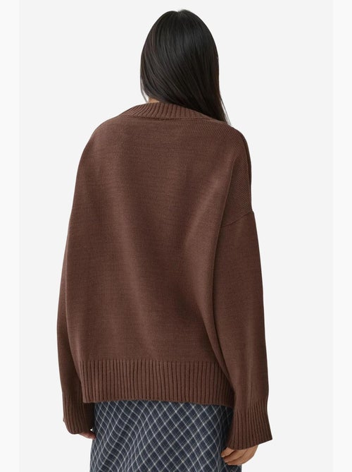 Cozy trui met ronde hals hiccup - Kiabi