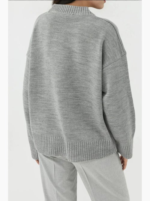 Cozy trui met ronde hals hiccup - Kiabi