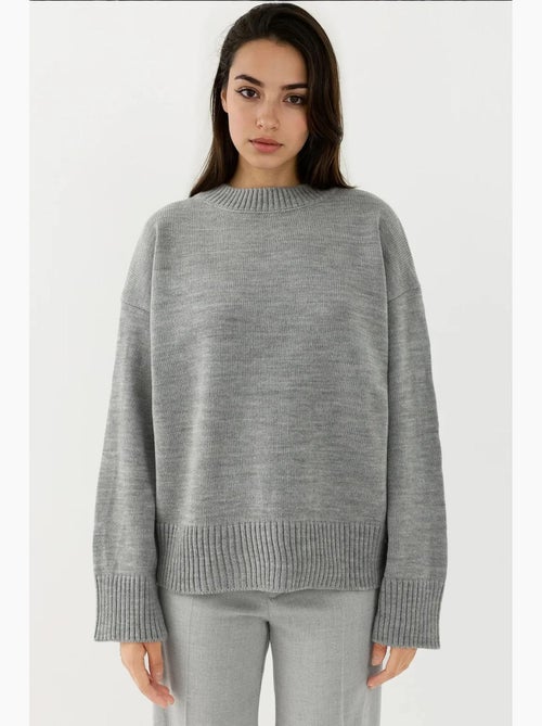 Cozy trui met ronde hals hiccup - Kiabi