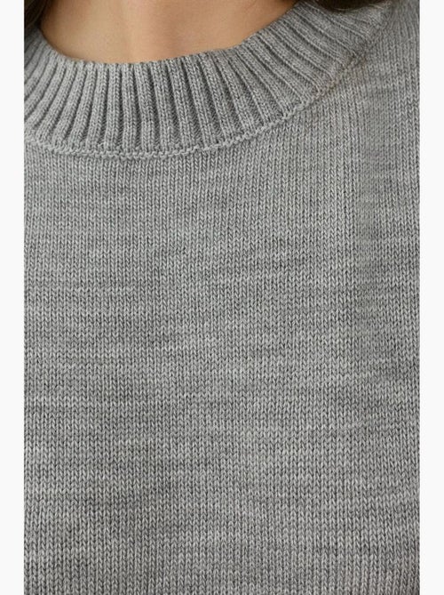 Cozy trui met ronde hals hiccup - Kiabi