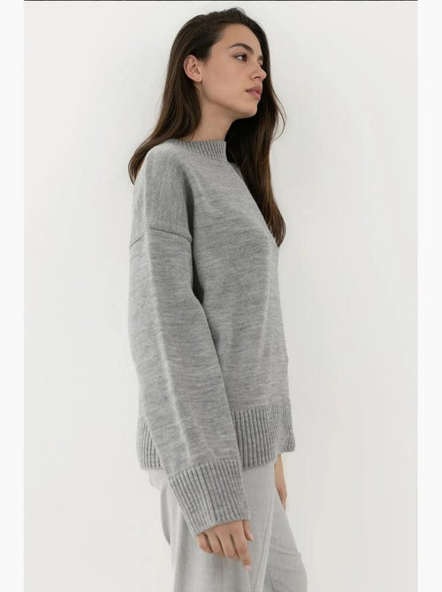Cozy trui met ronde hals hiccup - Kiabi