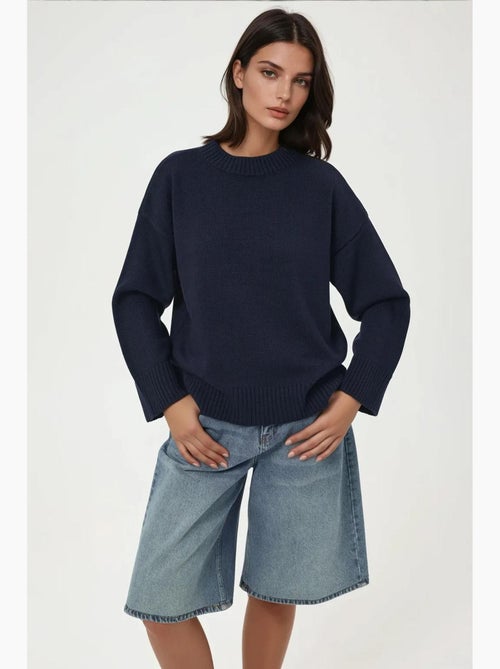 Cozy trui met ronde hals hiccup - Kiabi Cozy trui met ronde hals hiccup - Kiabi