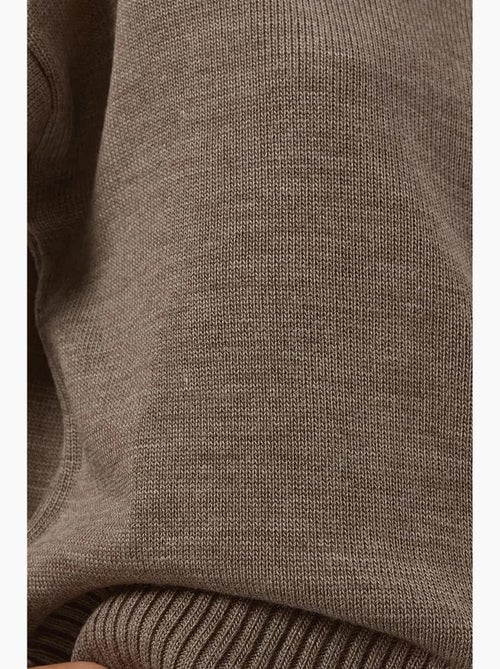 Cozy trui met ronde hals hiccup - Kiabi