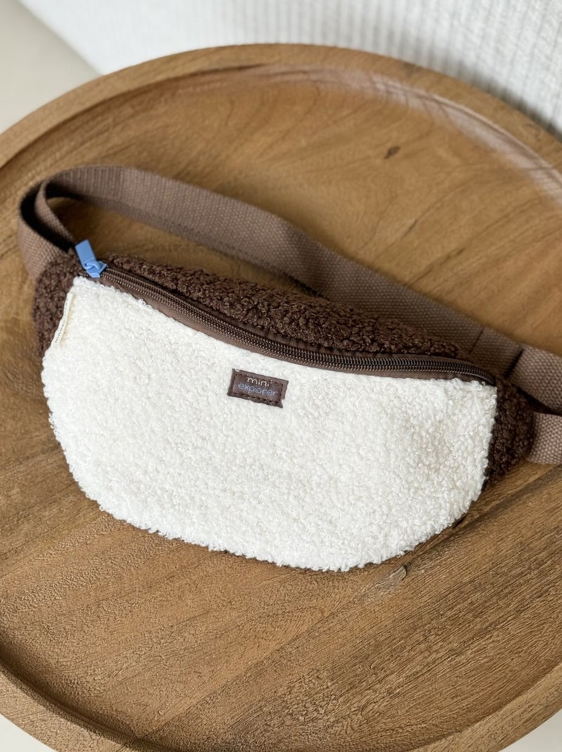 Cracotte kinder sherpa heuptasje Bruin - Kiabi