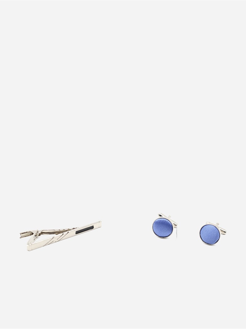 Cravate en coffret - Yves Enzo Bleu - Kiabi
