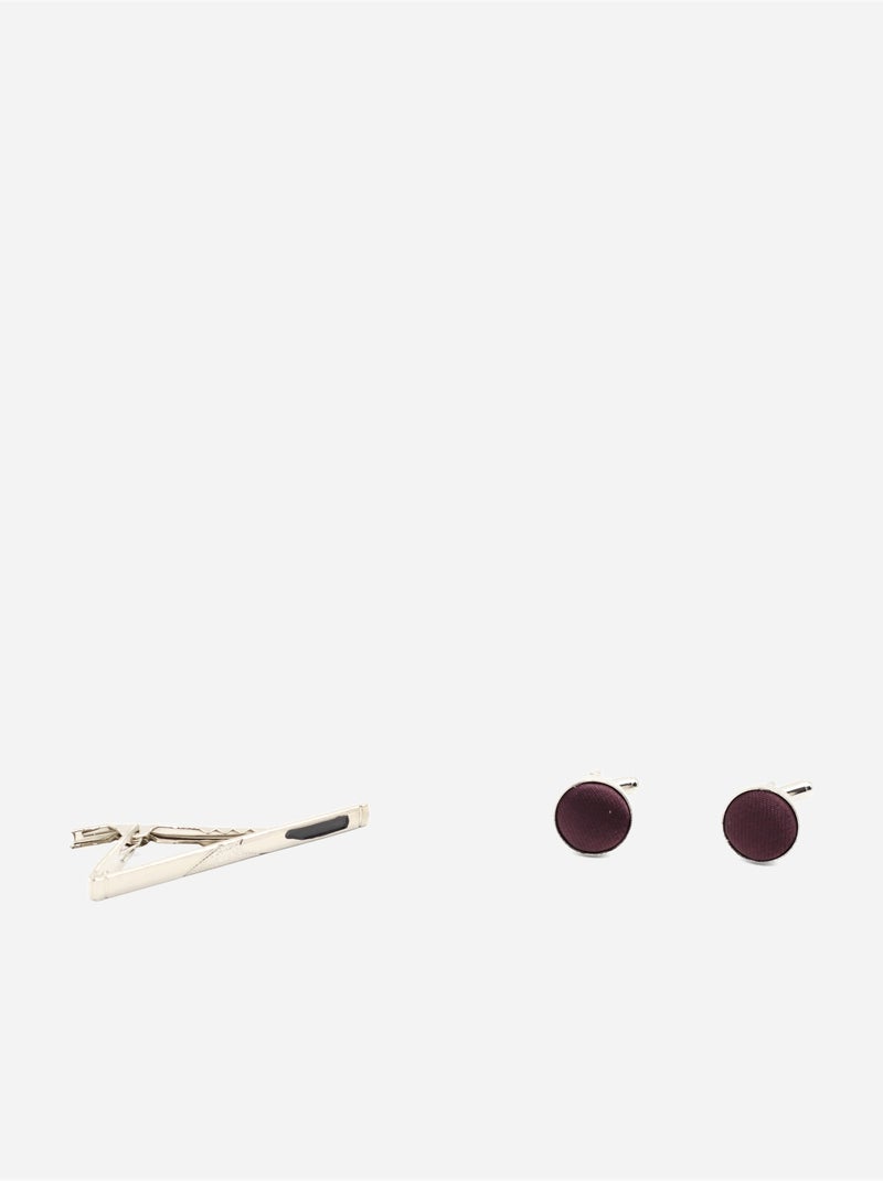 Cravate en coffret - Yves Enzo Violet - Kiabi