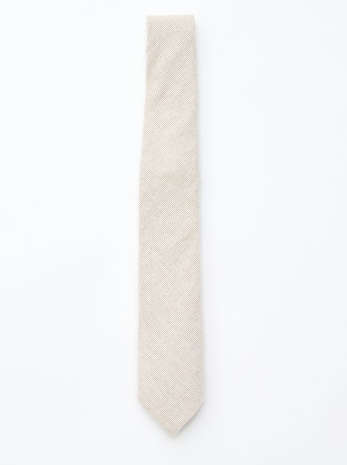 Cravate en lin mélangé - Kiabi