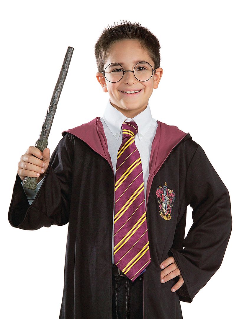 Cravate 'Harry Potter' bordeaux/jaune - Kiabi