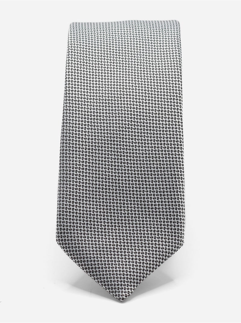 Cravate texturée Gris - Kiabi