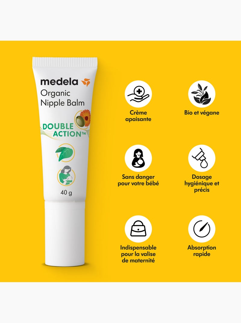 Crème bio pour mamelons medela 40g - naturelle, apaisante et nourrissante, hypoallergénique Transparent - Kiabi