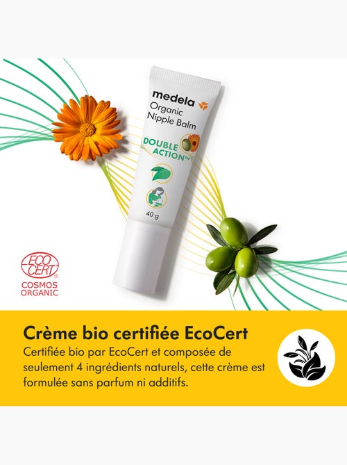 Crème bio pour mamelons medela 40g - naturelle, apaisante et nourrissante, hypoallergénique - Kiabi