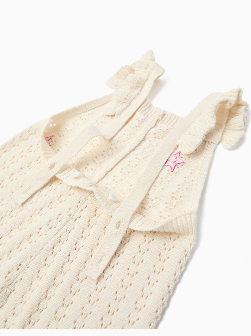 Crochet dungarees, mo fashion Ecru - Kiabi